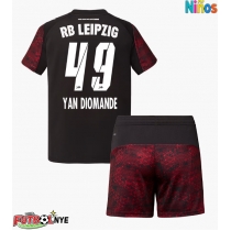 Camiseta RB Leipzig Yan Diomande #49 Tercera Equipación para niños 2025-26 manga corta (+ pantalones cortos)